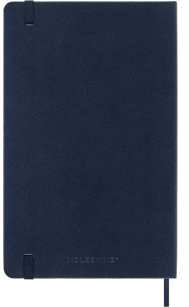 Moleskine Notebook 2025 Starting July 18 Months Weekly Diary Large Size 13cm X Height Hard Cover Sapphire Blue DHB2018WN3Y26 (Width 21cm)