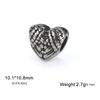 My Shape 5pcs Vintage Stainless Steel Charms for Bracelets Linking Pendants Connector Bead Charm for DIY Jewelry Making Dropship