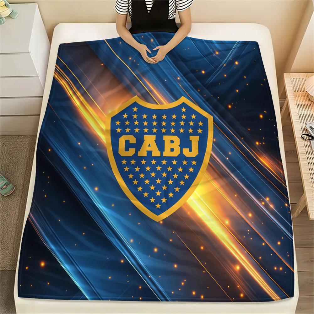 Club Atletico Boca Juniors Flannel Blanket, High quality Comfortable for All Seasons, Home Decor, Warmth and Comfort