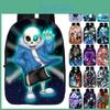 Zaino Trendy Undertale Sans Per Bambini Con Spallacci Imbottiti Regolabili E Ampio Spazio