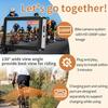 360°Colour Rotating Night Vision Camera 4.3 inch 1080P HD Display Bicycle Rear View Camera for Mountain Road Bikes