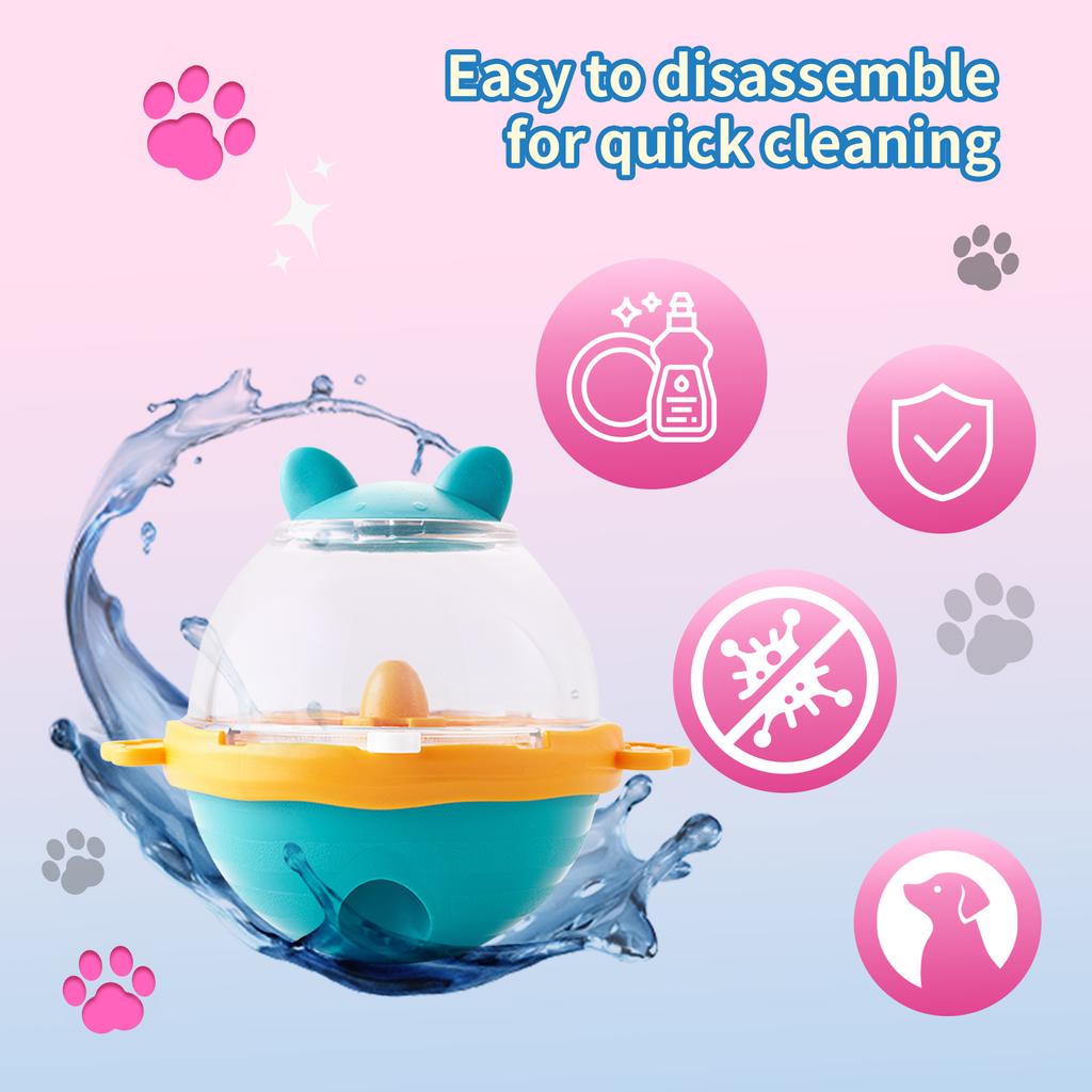 Dog Tumbler Leaking Food Device, Educational Toy Automatic Feeding, Leaking Food Ball Self-Hi To Relieve Boredom Pet Toy
