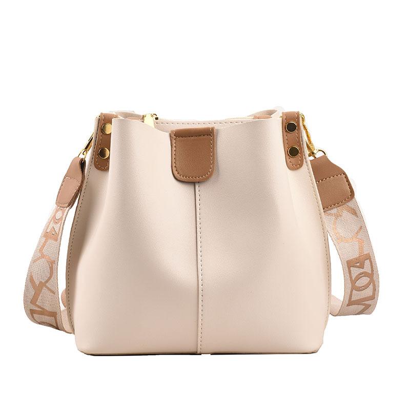 Large Capacity Bucket Bag Women's New Fashion Temperament Shoulder Messenger Bag