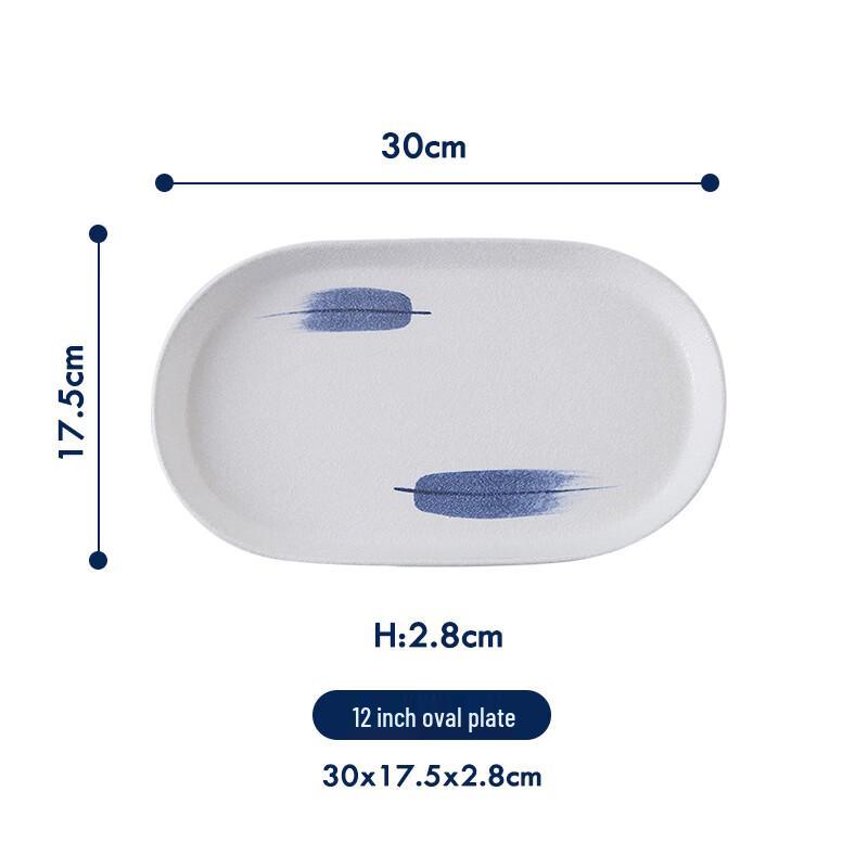 

Abay Blue Charm Hand-painted Ceramic Tableware