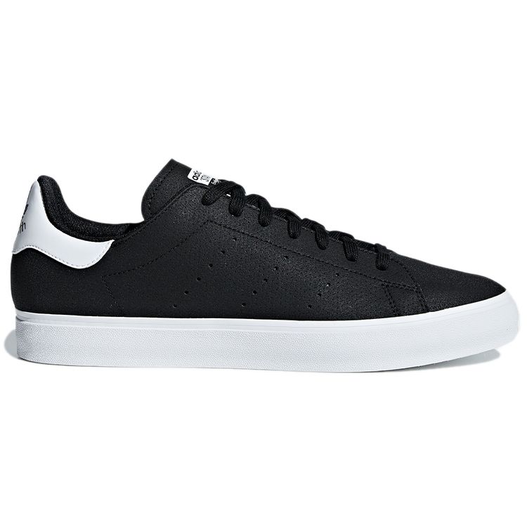 Adidas Stan Smith Vulc Core Black White Men Sneakers Footwear-White CG7161