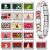 Bracelet Making Supplies Christmas Theme Beads Italian Charm Link Making Accessary Bracelet Module Suitable for Bracelet
