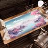 Extra Large Ancient Landscape Mouse Pad - Thick, Lock Edge, One-Piece Desk Mat