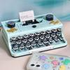 Vintage Collectible Typewriter Building Block Model - Classic Printer Design Desktop Decoration And Home Study Ornament Christmas Valentine'S Day