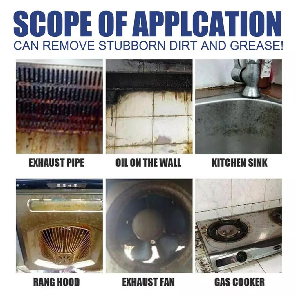 Heavy Stain Foam Cleaner Fast And Safe Dirt Removal For Kitchen Kitchen Cleaner Oil Stain Foam