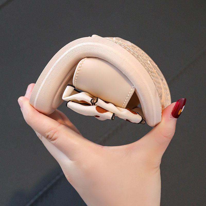 Girls Slippers 2026 Summer Sandals Cute Bowknot Slippers Comfortable Breathable Soft Sole Shoes for Big Kids Little Kids