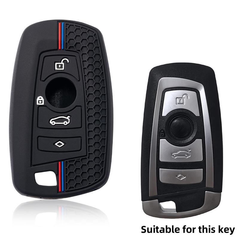 Silicone for BMW F30 F31 F32 F34 F20 F21 F07 F10 1 3 5 7 Series M3 M4 X1 X3 G01 X4 G02 X5 F15 F16 Car Key Case Cover Shell Fob
