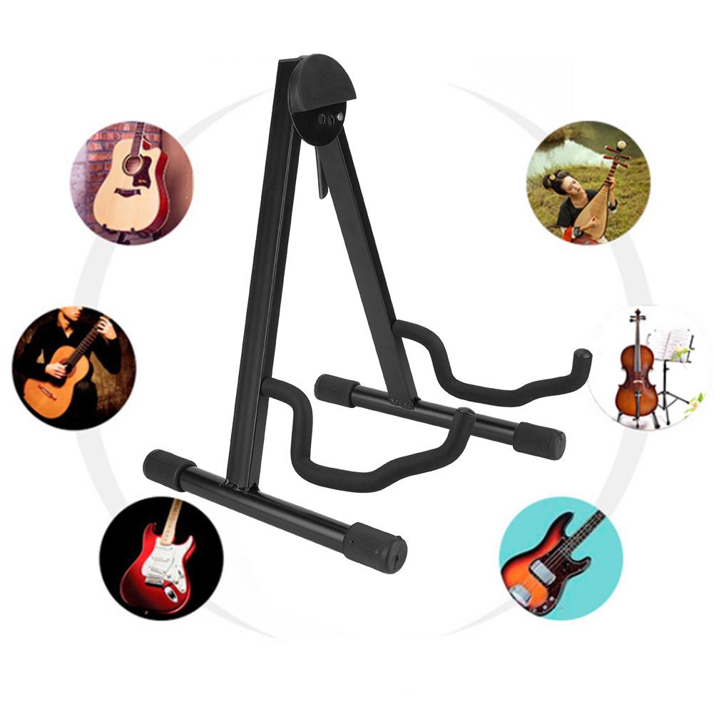 A Frame Adjustable Folding Cello Stand Support Musical Instrument Accessory Black