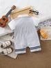 Stylish Summer Romper for Baby Boys: Little Gentleman Crawling Suit for Newborns