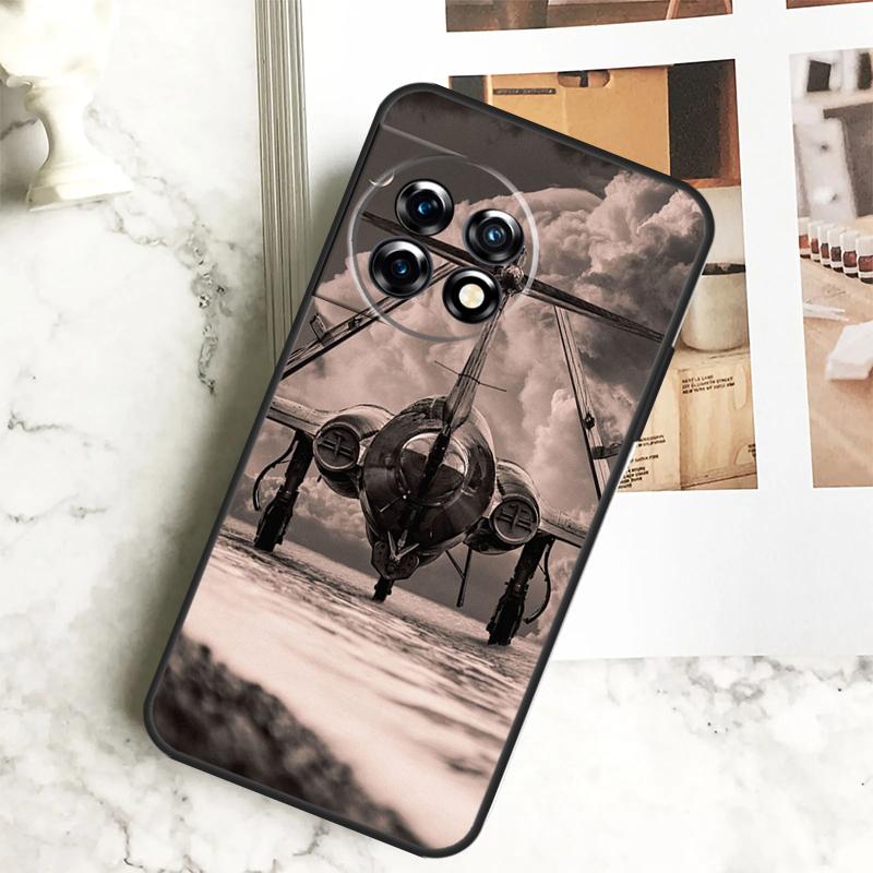 Aircraft Plane Case For OnePlus 12 12R 11 9 10 Pro 10R 9R 8T 10T Nord CE 2 3 Lite 2T N10 N20 N30 CE4 Cover