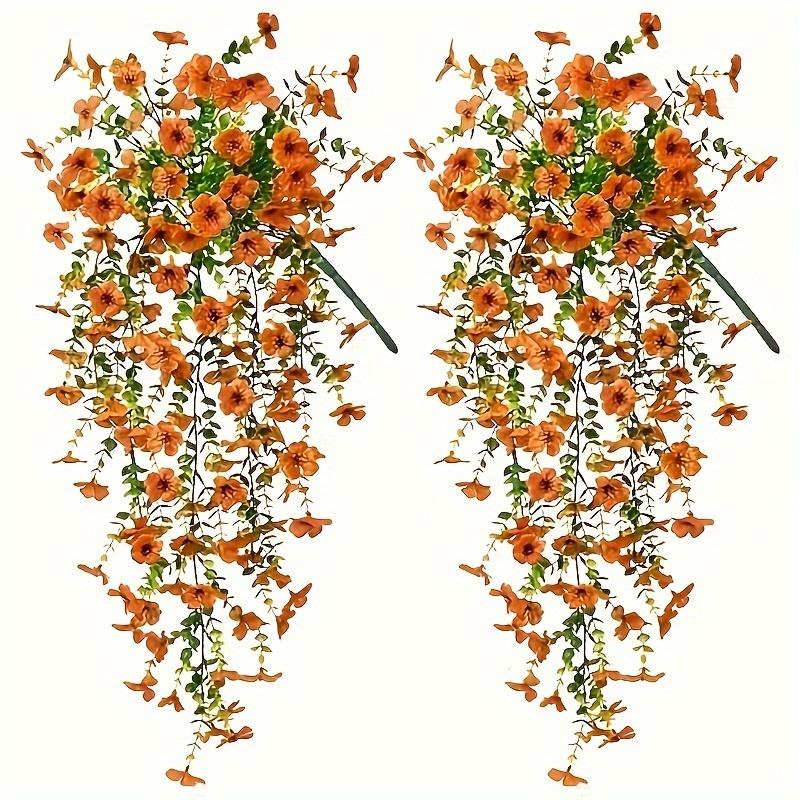 

Artificial Hanging Daisy Flowers Faux, UV Resistant, Ideal for Outdoor Home and Indoor Fall Decoration, Suitable for Various Room Types, Perfect for T 10PCS оранжевый