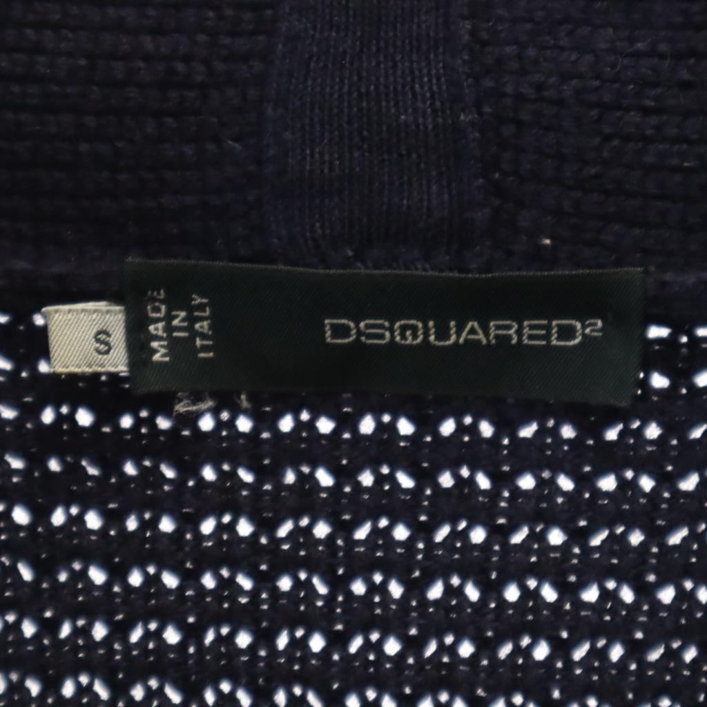 DSQUARED2 Made in Italy wool Long sleeve Shawl collar knit cardigan Men's Used