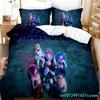3D Print Fairy Tail Anime Bedding Set Duvet Cover Bed Set Quilt Cover Pillowcase Comforter King Queen Size Boys Adult Bedding