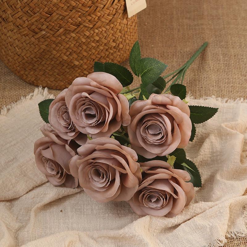 Rose Silk Flowers Party Decoration For Weddings And Celebrations