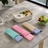 Breathable Mesh Tableware Organizer Cutlery Drawstring Bag for Straws And Chopsticks, Portable Polyester Students Utensil Pouch, Lightweight