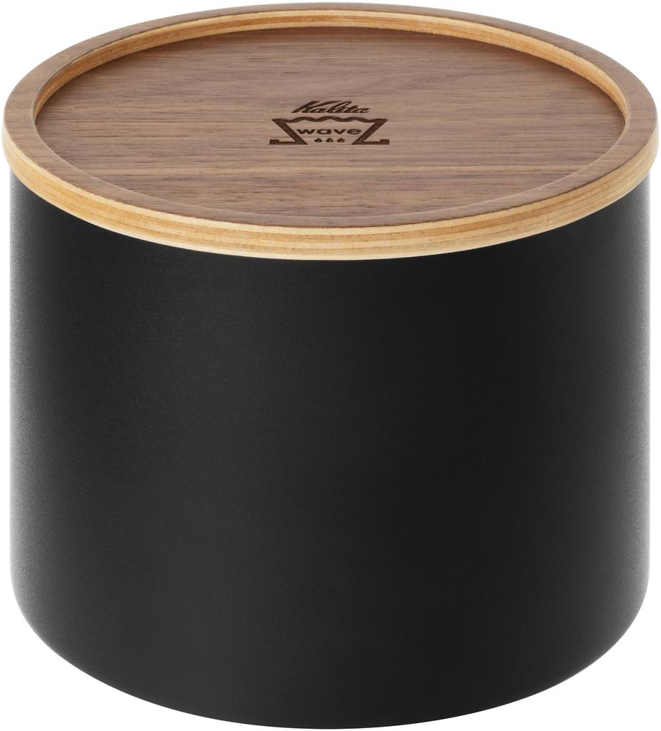 Kalita Wave Filter Case, Black, with a Wooden Lid To Keep Dust and Odors Out of the Filter. Fits RIN 155 and 185 Models. #44325. Stylish and