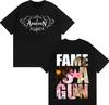 Cotton Crewneck Y2K Short Sleeve Tee Singer Addison Rae T Shirt Hipster Unisex Women Gothic Music TShirt Hip Hop Unisex Shirt