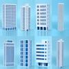 Train Railroad N Scale 1:150 Building Model ABS Plastic Architecture Dioramas Landscape Layout Kits Building DIY Model