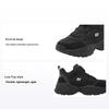 Sport Knob Button Shock Absorbing Breathable Low Top Casual Shoes Kids Sneakers Black 402247L-BLK