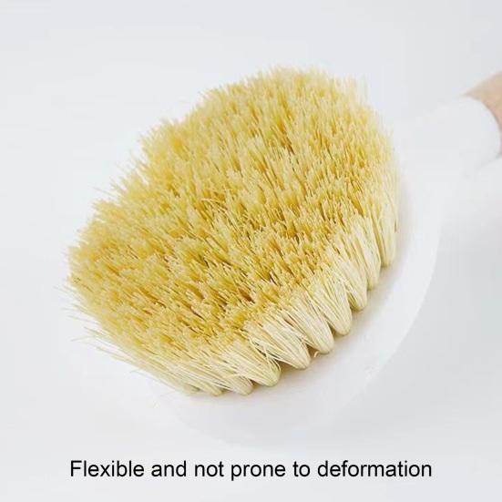 Pot Brush Non-Slip Handle Sturdy Bristles Pot Cleaning Brush Kitchen Sinks Pans Pots Plates Dish Brush with Hanging Loop