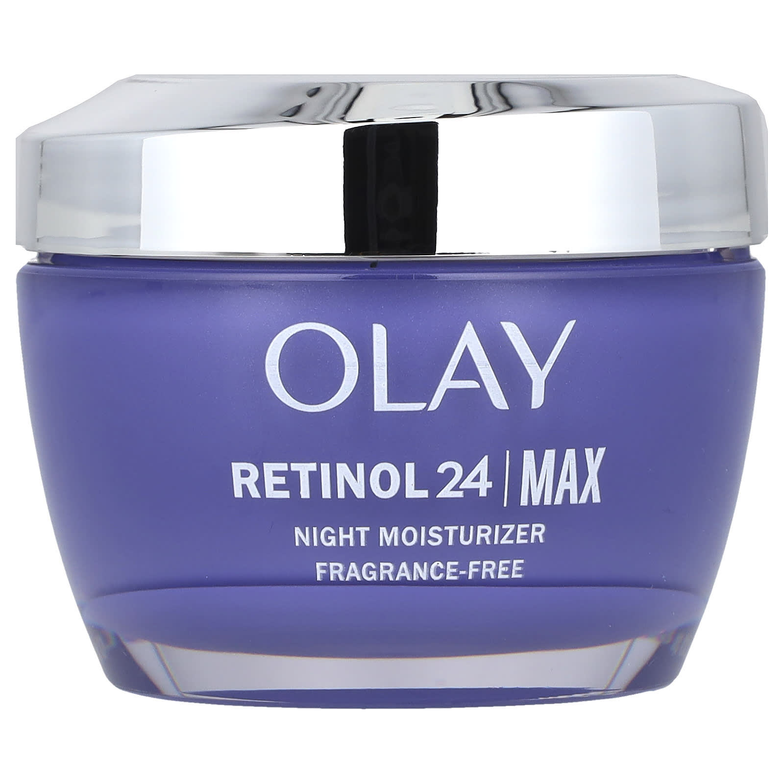 

Olay, Regenerist, Retinol 24, ночной увлажняющий крем, без отдушек, 1,7 унции (48 г)