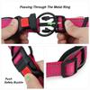 Reflective Dog Collar Soft Padded Breathable Nylon Adjustable Pet Collars for Girl Male Female Small Medium Large Dogs Training