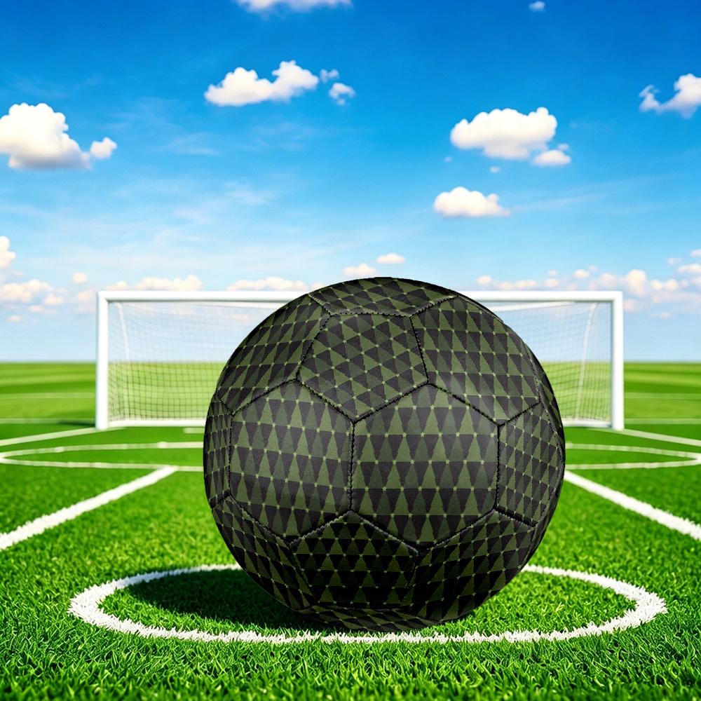 1pc Christmas Tree Size 5 Soccer Ball Professional Match Training Football Indoor &Outdoor Sports Ball Lightweight Durable m6549