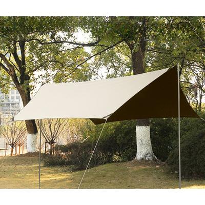 Toldo hexagonal de vinilo para acampar al aire libre, protector solar, impermeable, cortina, parasol, resistente al viento, suministros para acampar, equipo