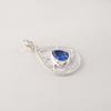 Tanzanite Gemstone 925 Sterling Silver Handmade jewelry Pendant 1.40" Gift For Mother PP-19-7