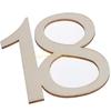 10 Pieces Wooden Table Numbers Table Numbers 11-20 Wooden Numbers with Holder Base Standing Wooden Wedding Decorations Top Sale