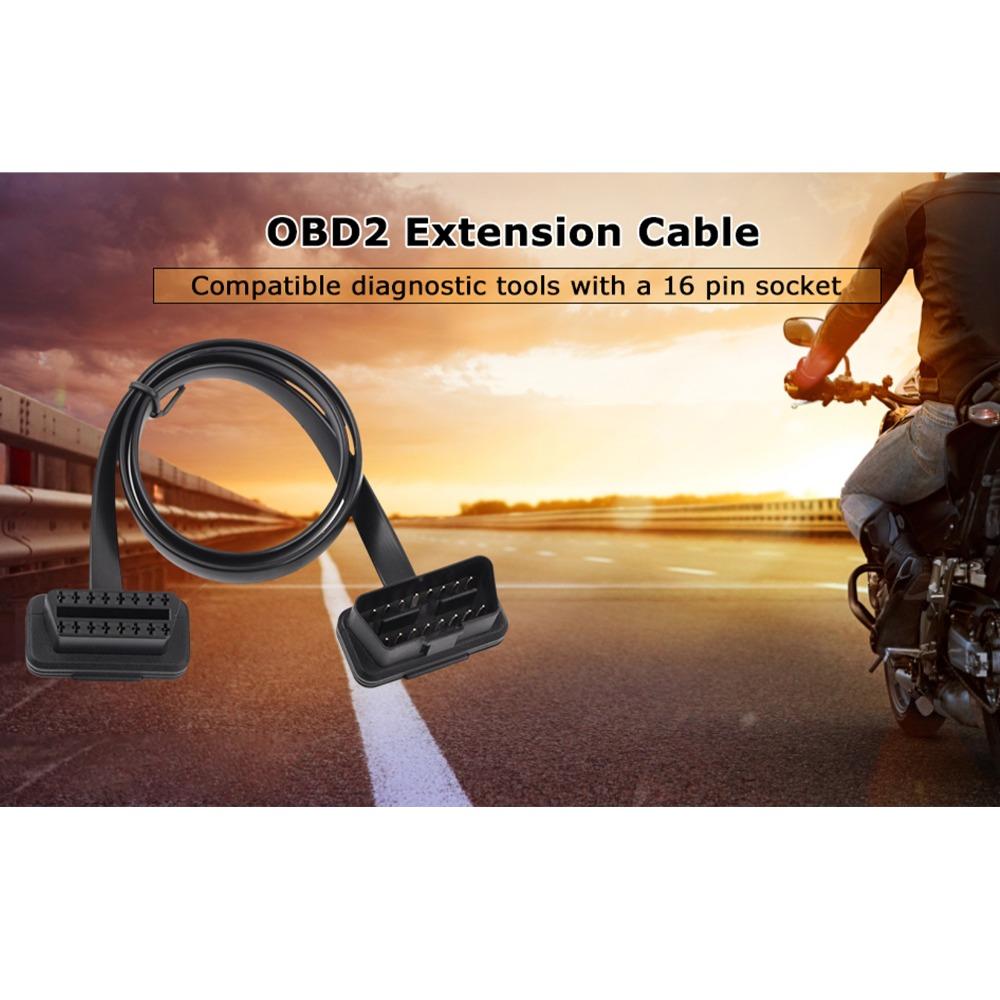 Flat Ribbon Male to Female Adapter 16 Pin Adapter Diagnostic Tool  Car Diagnostic Scan