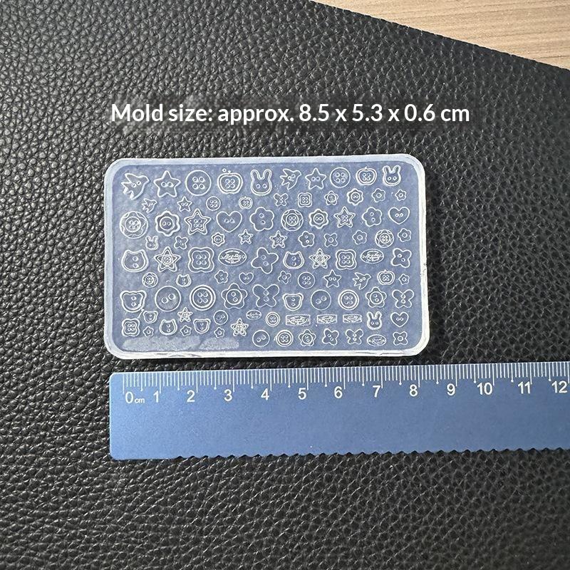 Silicone Nail Art Mold Diy Beach Shell Conch Starfish Pattern 3D Nail Art Decor Carving Template Mold