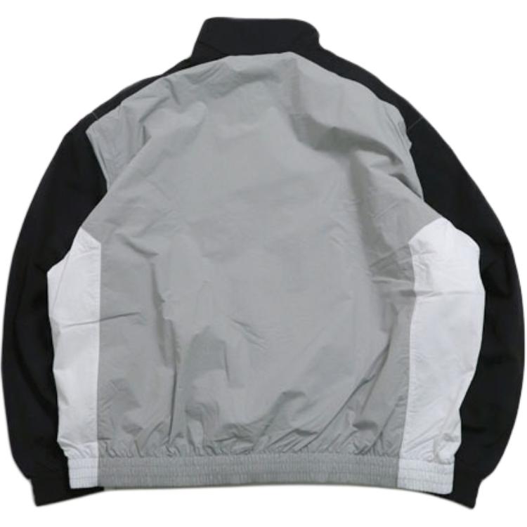 Nike Color Block Stand Collar Zip Long Sleeve Jacket Men Jacket Gray HQ6110-077