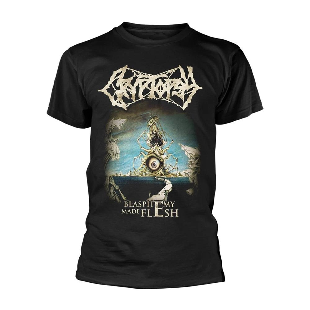 Cryptopsy Blasphemy Made Flesh Официальная мужская футболка- 3XL