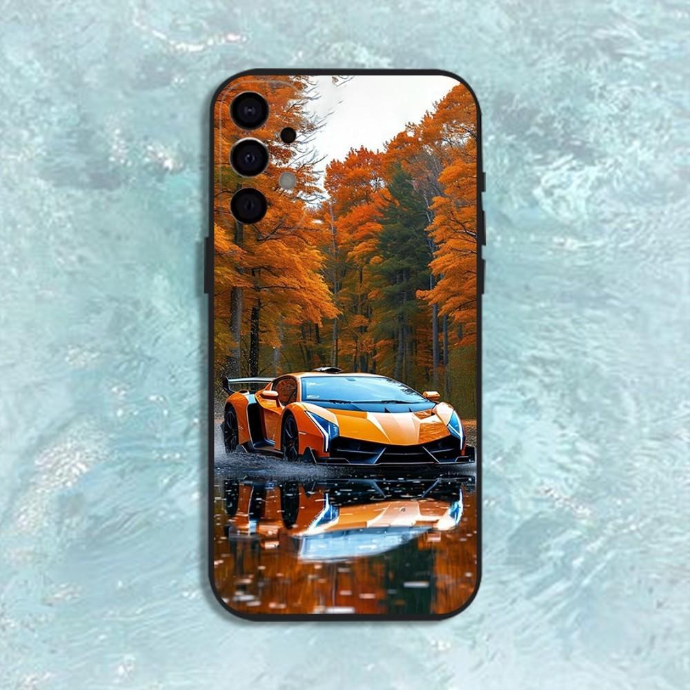 Fashion Car Cool C-Corvette Phone Case For Samsung S25,S24,S21,S22,S23,S30,Ultra,S20,Plus,Fe,Lite,Note,10,9,5G Black Cover