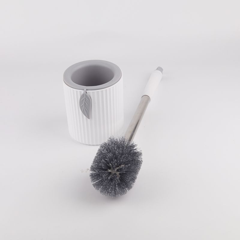 Toilet Brush Set Combination Brush Extended Leaf Double Color Base Set Toilet Dredging Tool