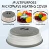 Reusable cooking cover, plastic folding microwave cover, food bowl cover, splash proof cover, dust-proof and heat-resistant food