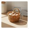 Kitchen Wall Hanging Basket Garlic Storage Holder Versatile Space Saving Organizer