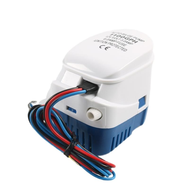 Bilge Pump Drain Kit Marine Bilge Pump Automatic Operation 1100GPH 750GPH For Sailboats Fishing Vessels
