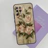 Oil Painting Flowers Case For Oppo A15 A16 A17 A52 A72 A76 A96 A74 A94 A53 A54S A57S A58 A78 A98 A77 Phone Cover