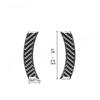 Cooper F60 Carbon Fiber Navigation Decorative Frame Sticker Modification Accessories F54 F55 F56 for BMW Mini