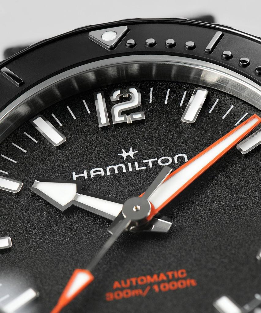 HAMILTON Watch Genuine Warranty Khaki Navy Frogman Mechanical Automatic Winding H77455330 Unisex Imported [Hamilton] [Regular Product]