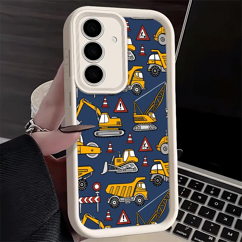Phone Case for Samsung Galaxy A17 A16 A15 A14 A13 Excavating Machinery Cool A56 A36 A26 A55 A35 A25 A54 A34 A24 A53 A33 A23 A07