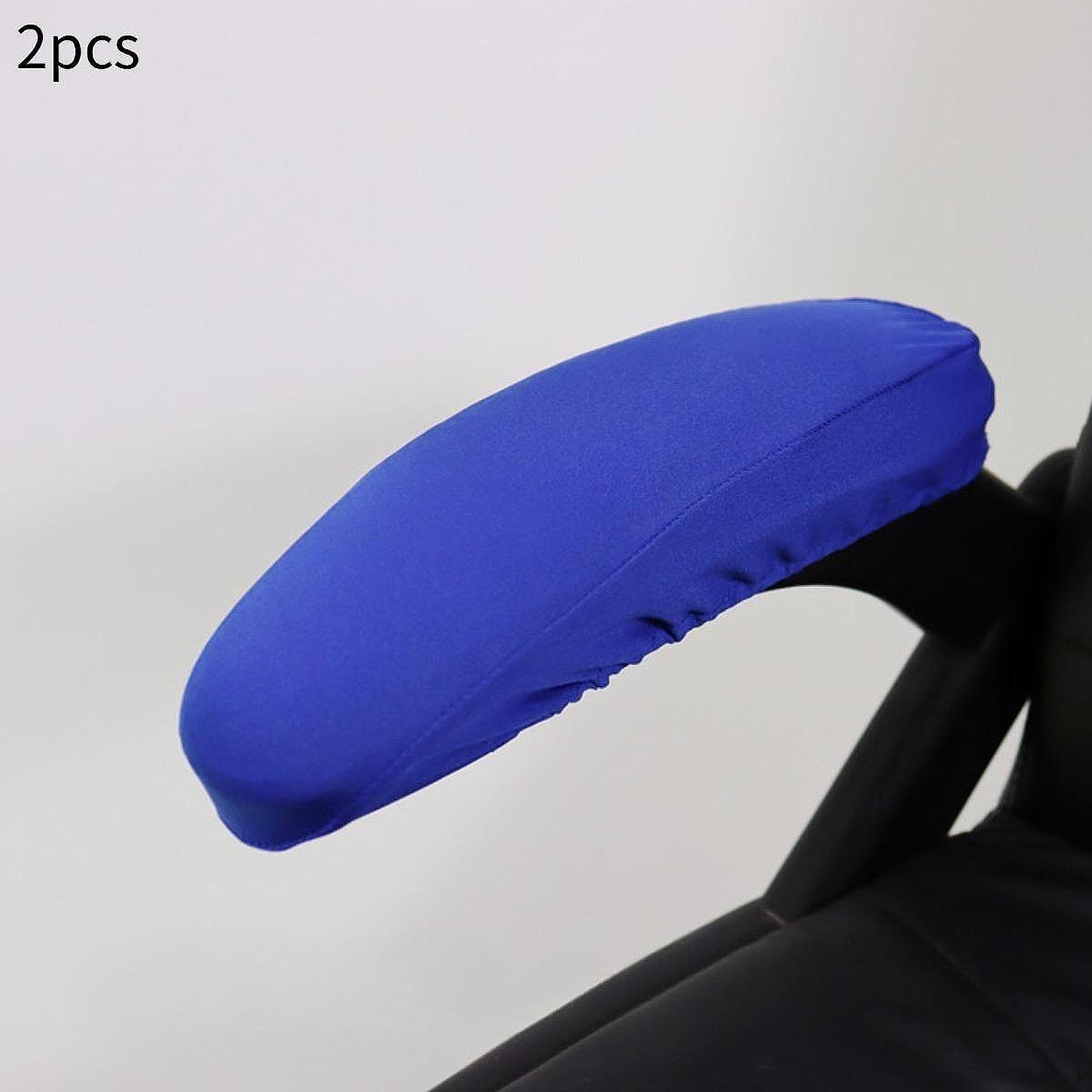 

2 шт. эластичные чехлы для подлокотников офисных кресел, защитные накладки на подлокотники, подлокотники Blue S
