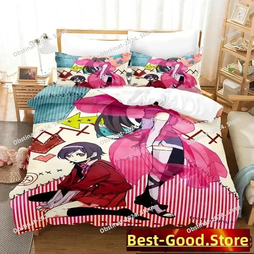 3D Print Anime The World God Only Knows Bedding Set Boys Girls Twin Queen King Size Duvet Cover Pillowcase Bed boys Adult