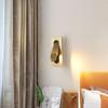 Modern Minimalist Rotatable Wall Lamp for Bedroom Reading - High-End Recessed Design